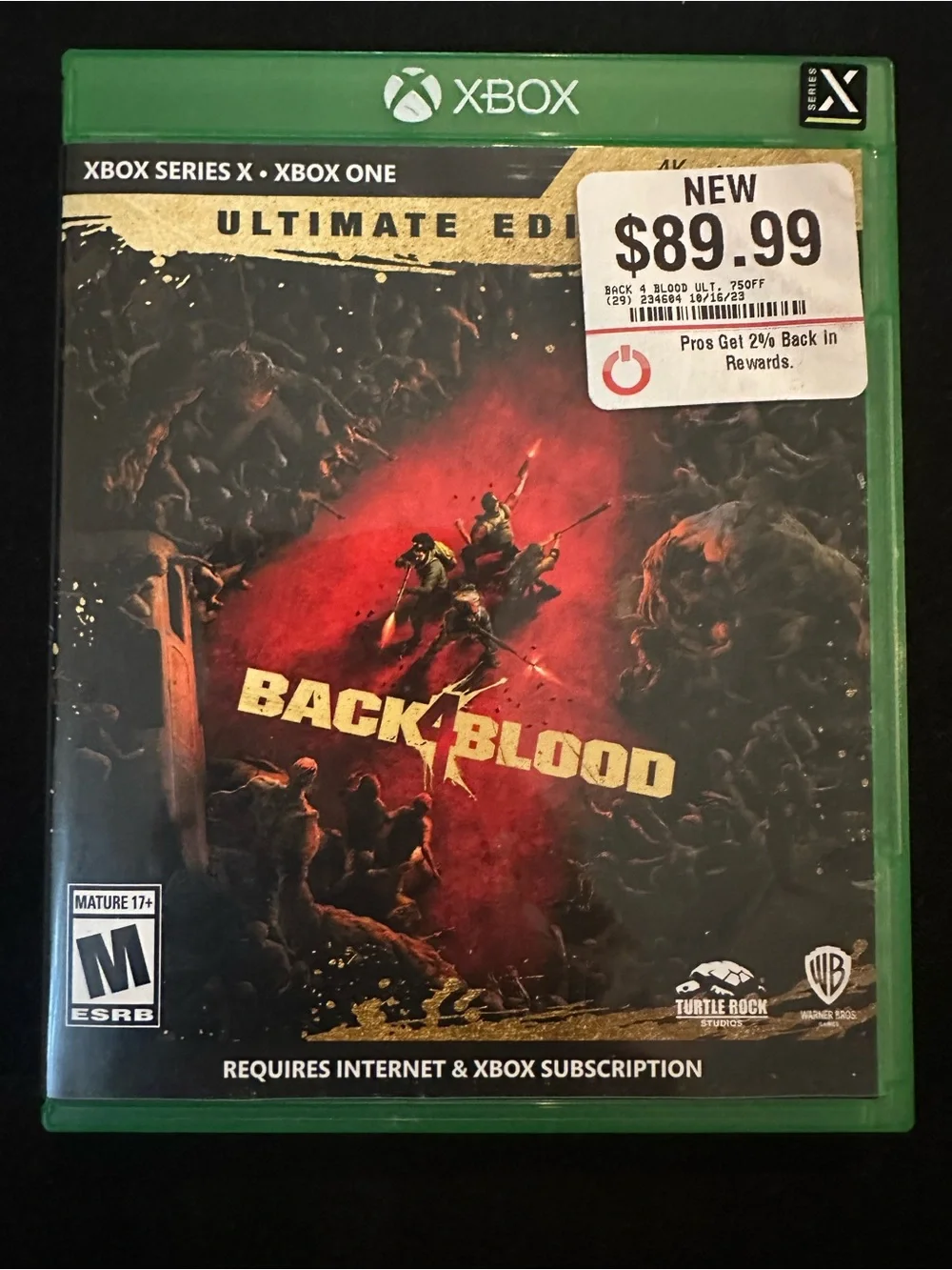 Back 4 Blood Ultimate Edition Xbox Series X Xbox One Complete CIB
